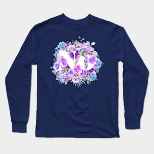 No - floral Long Sleeve T-Shirt